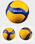 MIKASA V300W Volleyball Blue Yellow Size 5 High-end PU Hot Glue Volleyball for T