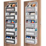 5 Pockets Over the Door Hanging Organiser Space Saving Wardrobe Toys Storage UK
