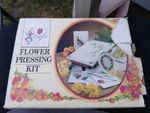 Vintage Craftkit flower Pressing Kit Unused Boxed 