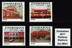 Zimbabwe 2011 Railway Stations, Set MNH | Zimbabwe