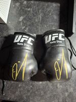 Mini Signed Nate Diaz UFC Gloves