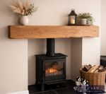 SOLID OAK BEAM Fireplace Mantle Shelf Air Dried Lintel Mantelpiece CONTEMPORARY
