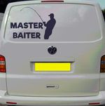 Fishing Stickers  Top Box Lap Top  Etc Van Decal Master Baiter 3 sizes Available