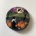 NEEDLE FELT SHEEPDOG & BAT HALLOWEEN NIGHT
