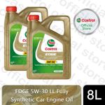 Castrol EDGE 5W-30 LL Advanced Full Synthetic Engine Oil, 8 Litre