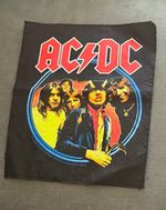 AC/DC Cloth Fabric Patch Band Logo & Photo Design Clothing Patch Original