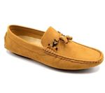 MENS FAUX LEATHER SLIP ON LOAFERS CASUAL DRIVING MOCCASIN BOAT DECK SHOES SIZE