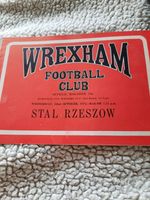 WREXHAM v STAL RZESZOW  Cup Winner's Cup 22nd October 1975 L1