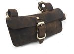 Bicycle Tool Roll Bag Distressed Leather by John Shooter England