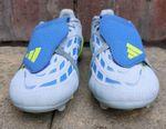 Adidas Predator Elite toungue FG Football Boots Pale Blue Yellow UK 5.5