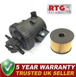 Fuel Filter Housing + Filter for Citroen Fiat Peugeot Suzuki 2.0 2.2 HDi Diesel