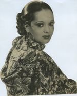 Nina Mae McKinney Hand Signed Photo Dedicated To Her Husband 1930s