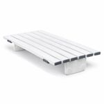 The Helping Hand Slatted Showerboard 26" 27" 28" White Bath Board Seat