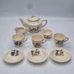 Vintage 1950s/60s Enid Blyton Noddy Childrens Ceramic Tea Set 9 Piece