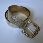 D&G Dolce & Gabbana Made In Italy Belt Women Gold 95cm 38inch