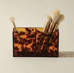 NEW High Quality Acrylic Tortoiseshell Makeup Brushes Pens TV Remote Holder Gift