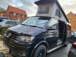 VW T5 Camper with Popup Roof + Towbox NO RESERVE