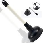 Toilet Sink Drain Bath Plunger Heavy Duty Rubber Unblocker Bathroom Kitchen