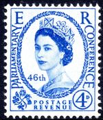 1957 4d SG560 Ultramarine 46th Inter-Parliamentary Union Conference Um/Mint MNH