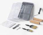 ROLLINGDOG Paint Roller Set-9", 11 PC Paint Tool Set with Paint Tray And Liner
