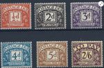 GB QEII 1954-55 Postage Dues Tudor Crown Wmk Set of 6 (D40-D45) Superb U/M