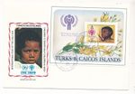 D415060 Turks & Caicos Islands FDC International Year of the Child 1979 IYC