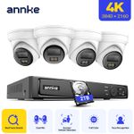 ANNKE 4K Color CCTV Camera System NeuTracis Search Audio IP POE Face Recognition