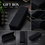 Premium 4-Piece Metal Ballpoint Pen Set with Elegant Gift Box – Black