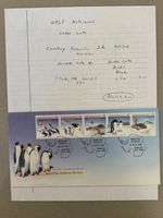 Australia Ant-Artic FDC cover with Panguins Scott Cat L76 7/20/1988 unaddressed