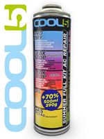 COOL5 R12/R134a Recharge & Repair 5-in-1 Aircon Gas Top-Up (500ml) - AC Refill