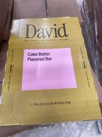 Large quantity of David Protein Bar /12 Bars /various flavours