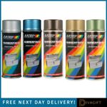 MOTIP HAMMERFINISH SPRAY PAINT 400ML FAST DRYING BLUE GREEN GREY GOLD ANTRACITE
