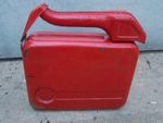 Vintage Metal Red Fuel Can, 1 Gallon / 5 Litres Suit Touring Motor Bike Pannier
