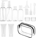 13 pcs Travel Bottles for Toiletries Liquid Empty Leak Proof Refillable BPA Free