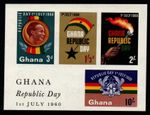 GHANA SGMS248a 1960 REPUBLIC DAY MNH