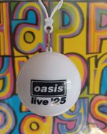 Oasis Live 25 Tour Poncho Case Clip On Ball Christmas Bauble 12" Official 2025