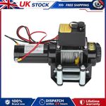 Gearzaar Electric Winch 12V & wire remote 1361KG/3000LBS 2 Wireless Remote