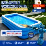 Large Family Swimming Pool Garden Outdoor Summer Inflatable Kids Paddling Pools.