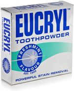 EUCRYL  Tooth Stain Removal Powerful Whitening  Powder Fresh Mint 50 GM