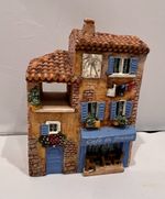 J CARLTON CAFE DE FRANCE MINIATURE HANDPAINTED BUILDING DOMINIQUE GAULT 210275