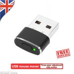 USB Mouse Jiggler Undetectable Mouse Mover Keep Computer PC Awake Plug & Play