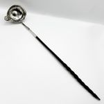 GEORGE II SILVER SIXPENCE COIN 1739 SILVER TODDY LADLE