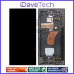 Samsung Galaxy S23 Ultra SM-S918 OLED LCD Screen Display Digitizer+Frame (Black)