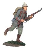 W Britain, WW1 German Infantry Charging #1, 1914 #17990