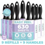 Lint Roller Refills Rolls Pet Dog Cat Hair Fur Clothes Fluff Dust Remover Sticky