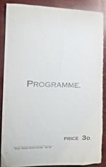 1927  CAPTAIN X. Programme  Nondescript Players MILFORD ON SEA  NEAR BOURNEMOUTH
