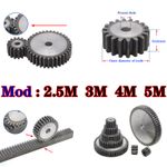 Module 2.5M, 3M, 4M 5M Spur Gear Wheels Spur Wheel With 10 To120 Teeth Flat Gear