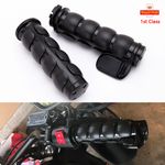 1" Motorcycle Handlebar Hand Grips For Harley Kawasaki Honda Triumph Cruiser