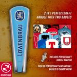 PerfectDraft handle Pro Löwenbräu with ONE additional badge - Reversible
