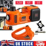 Electric Car Jack 3T 5 Ton 12V Car Jack with Tire Inflator Pump & Impact Wrench